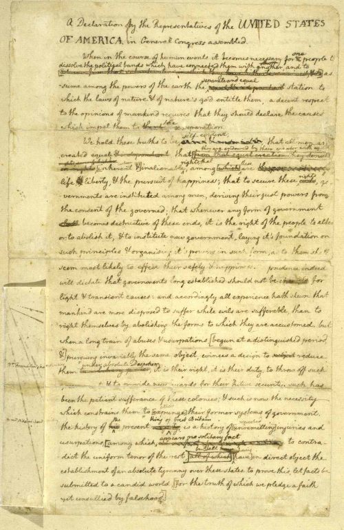declaration of independence signers. Rough+draft+declaration+of