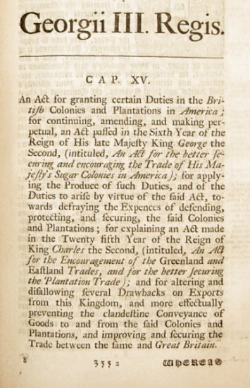 First Edition of the Sugar ACT