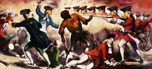 Boston Massacre Drawing