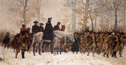 The March to Valley Forge by William Trego