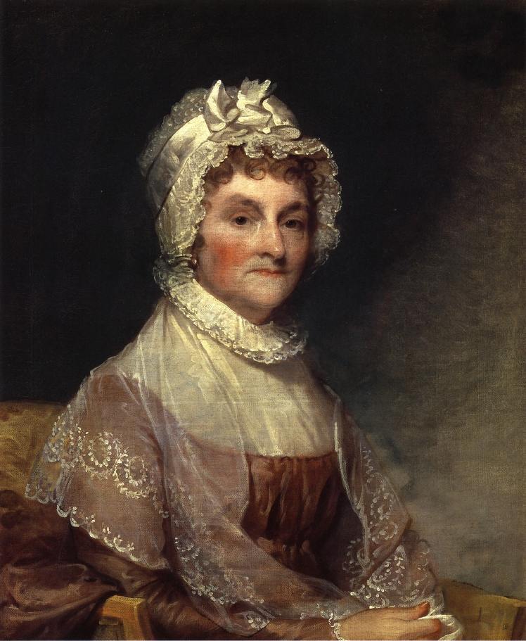 Abigail Adams portrait by Gilbert Stuart