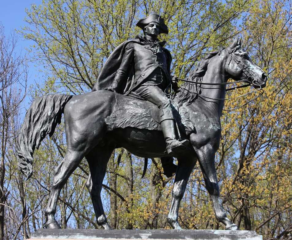 Statue of Brigadier General "Mad" Anthony Wayne at Valley Forge, Pennsylvania