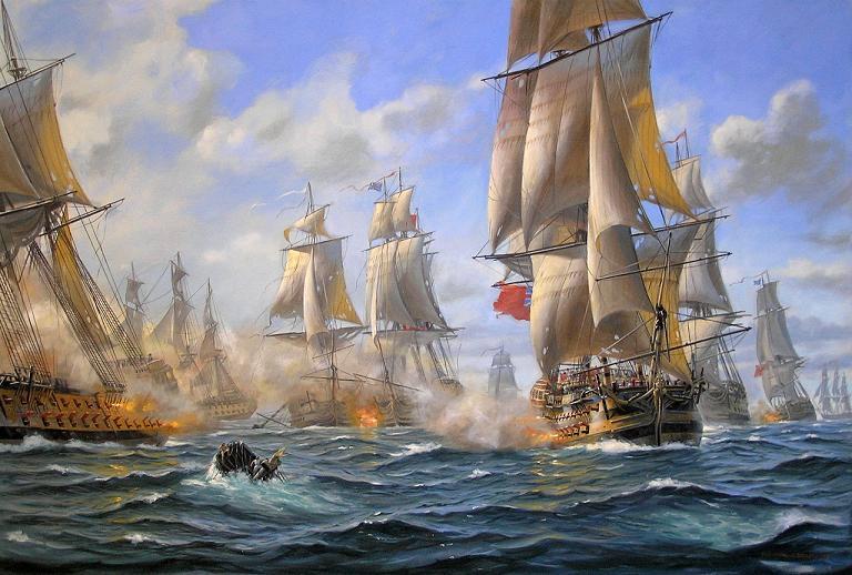Battle of the Chesapeake by Patrick O'Brien