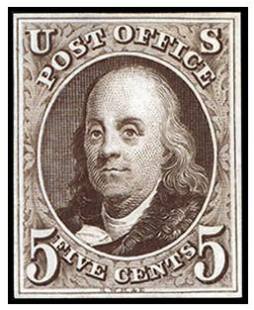 Benjamin Franklin Postage Stamp