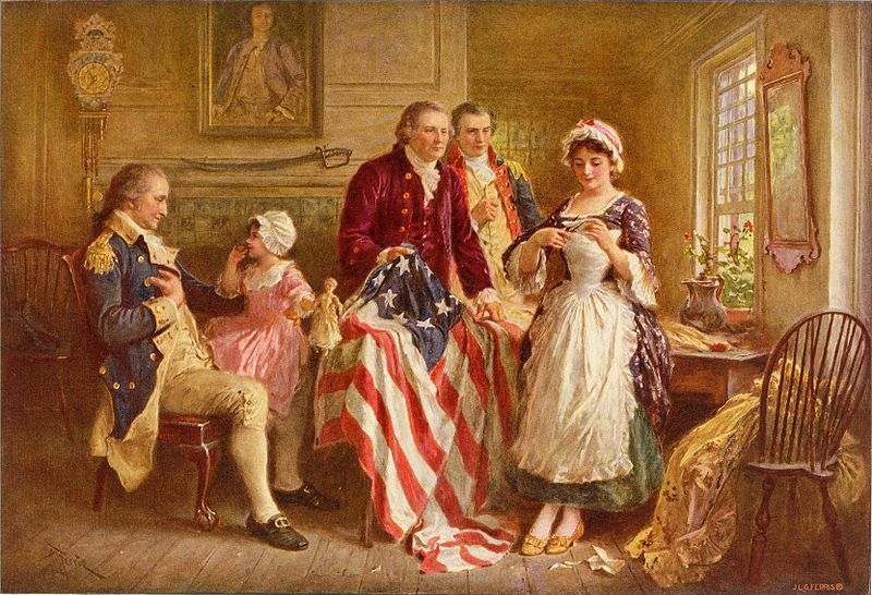 Betsy Ross, 1777 by Jean Leon Gerome Ferris