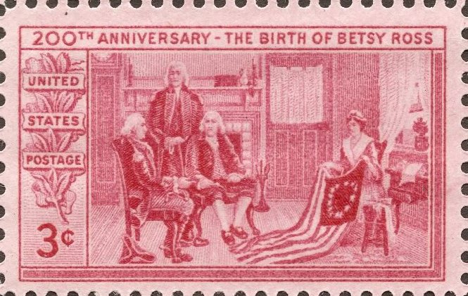 Betsy Ross 200th Birthday Commemorative Stamp