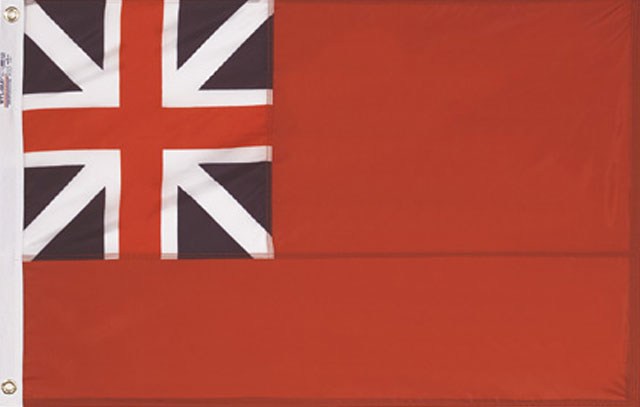 Woods Et kors Identitet British Red Ensign Flag