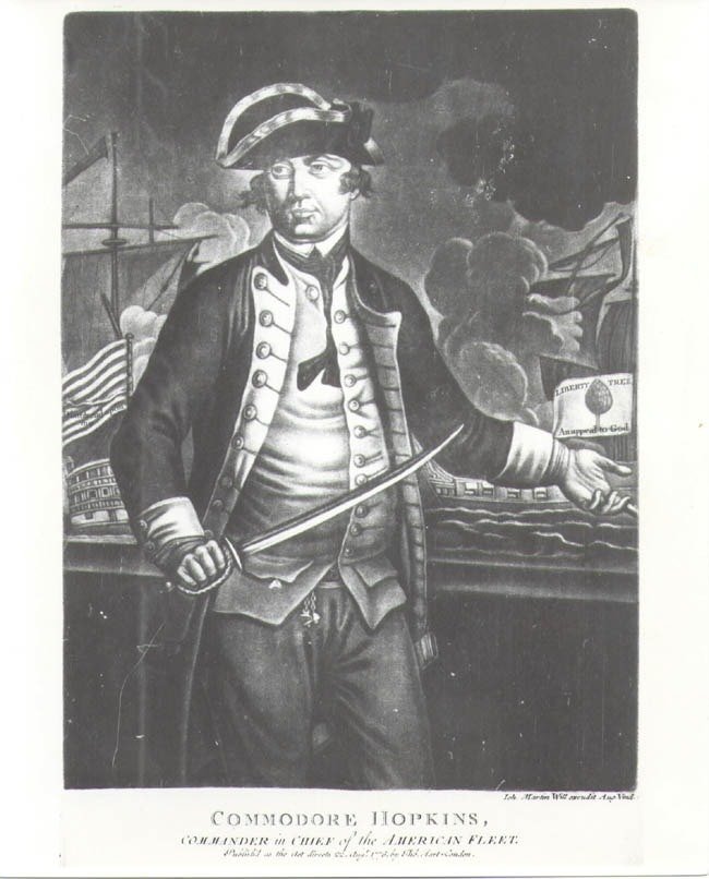 Commodore Esek Hopkins by Thomas Hart