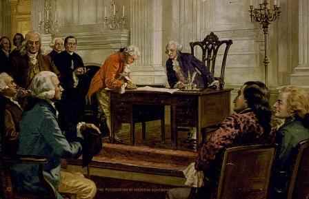 Signing the Constitution