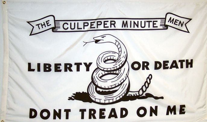 Metal Sign Don't Tread on Me Culpeper Minute Men Vintage Look Reproduction 