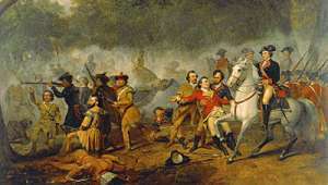 George Washington as Captain in the French and Indian War by Junius Brutus