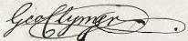 George Clymer Signature