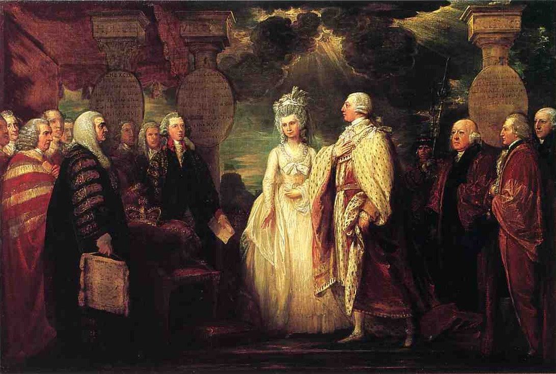 His Majesty George III Resuming Power, 1789 by Benjamin West