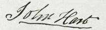 John Hart Signature