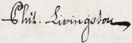 Philip Livingston Signature