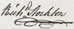 Richard Stockton Signature