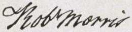 Robert Morris Signature