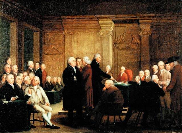 Second Continental Congress by Edward Savage