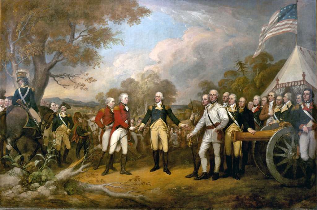 Surrender of General Burgoyne by Jonathan Trumbull