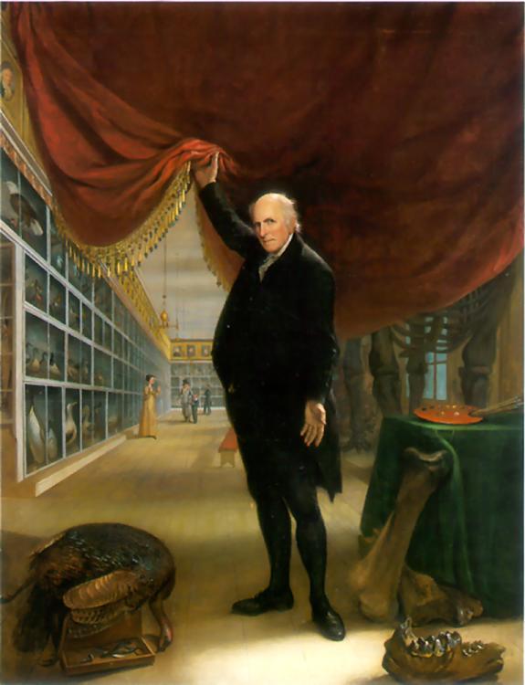 The Artist in His Museum, Self-Portrait by Charles Willson Peale