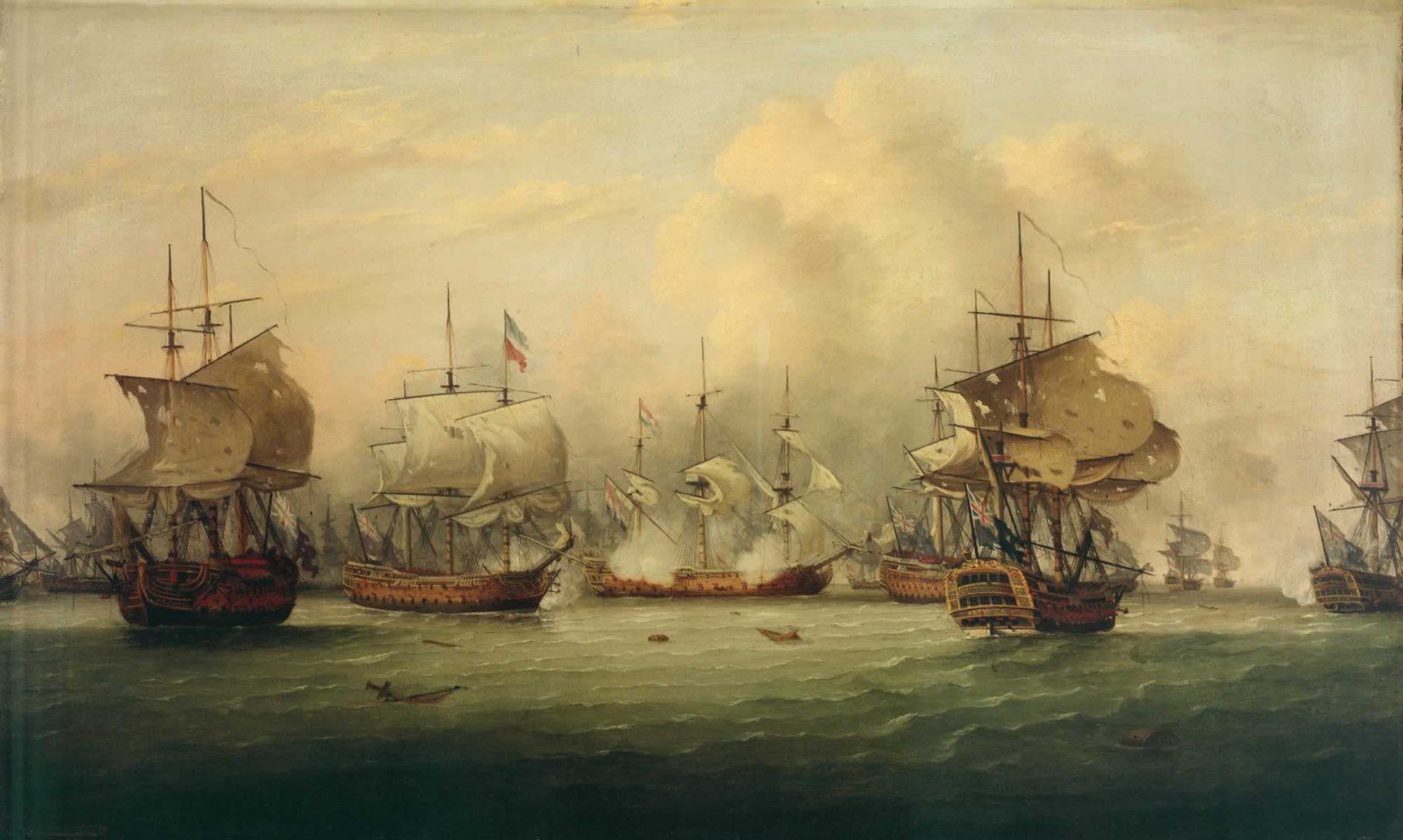 The Battle of the Dogger Bank by Thomas Luny