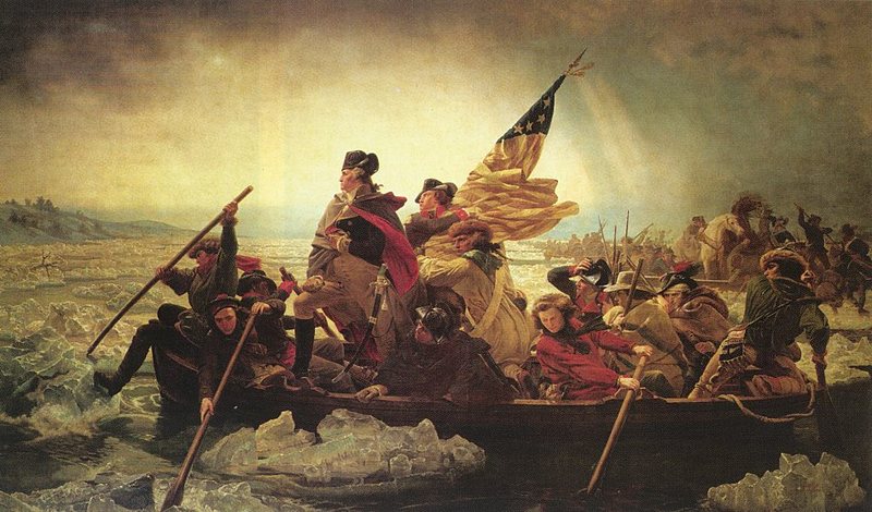 Washington Crossing the Delaware  by Emanuel Gottlieb Leutze