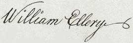 William Ellery Signature
