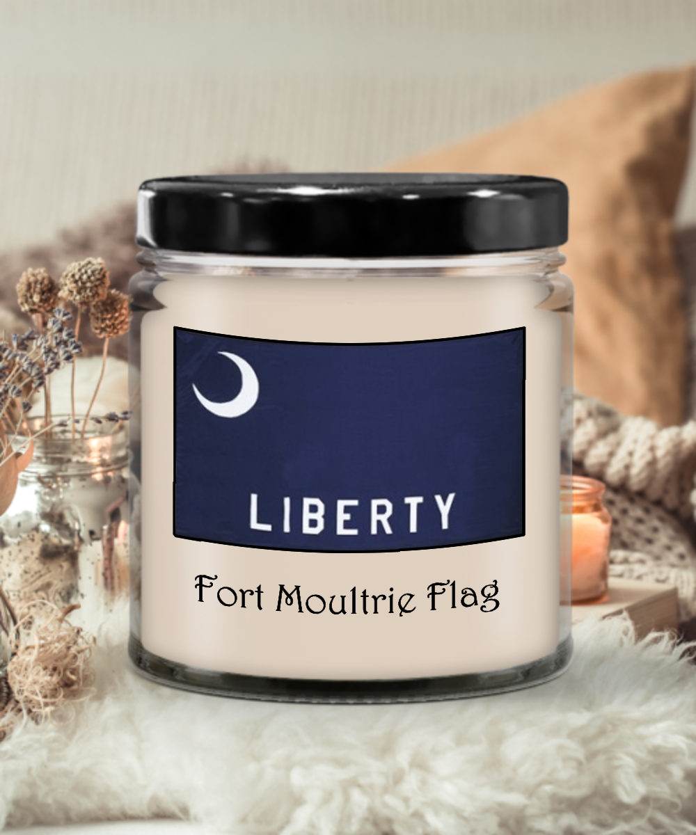 Fort Moultrie Flag Candle