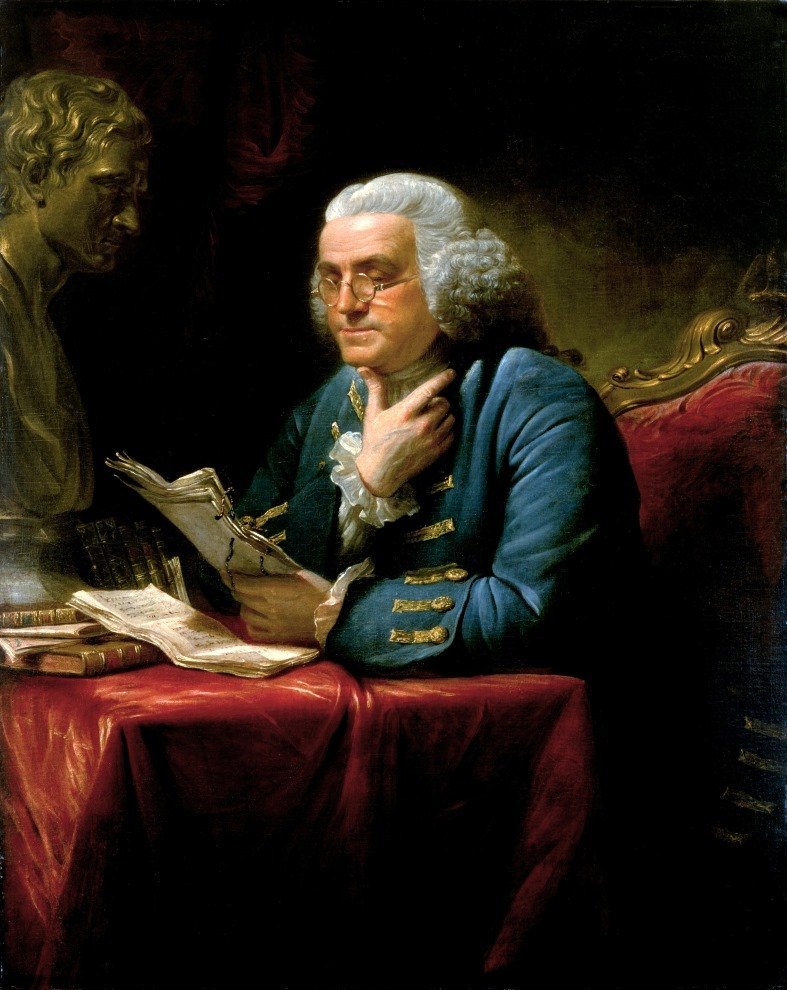 Benjamin Franklin Portrait by David Martin