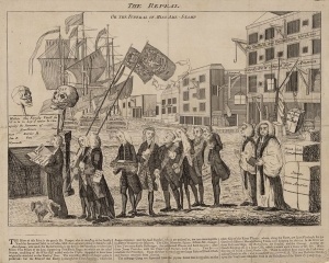 The Funeral of Miss Amelia-Stamp, 1766