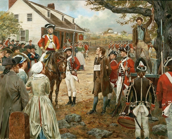 Nathan Hale - September 22, 1776 by Don Troiani