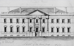 White House, circa 1800